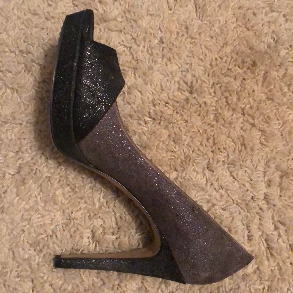 Vince Camuto two tone sparkly 6 inch heels